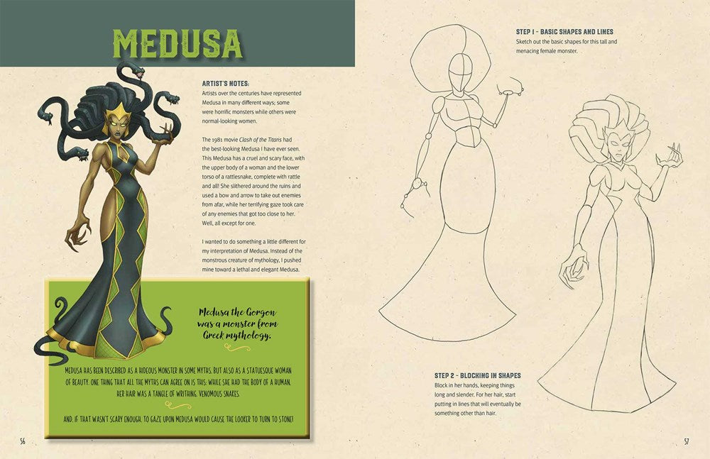 How to Draw Mythical Monsters and Magical Creatures
