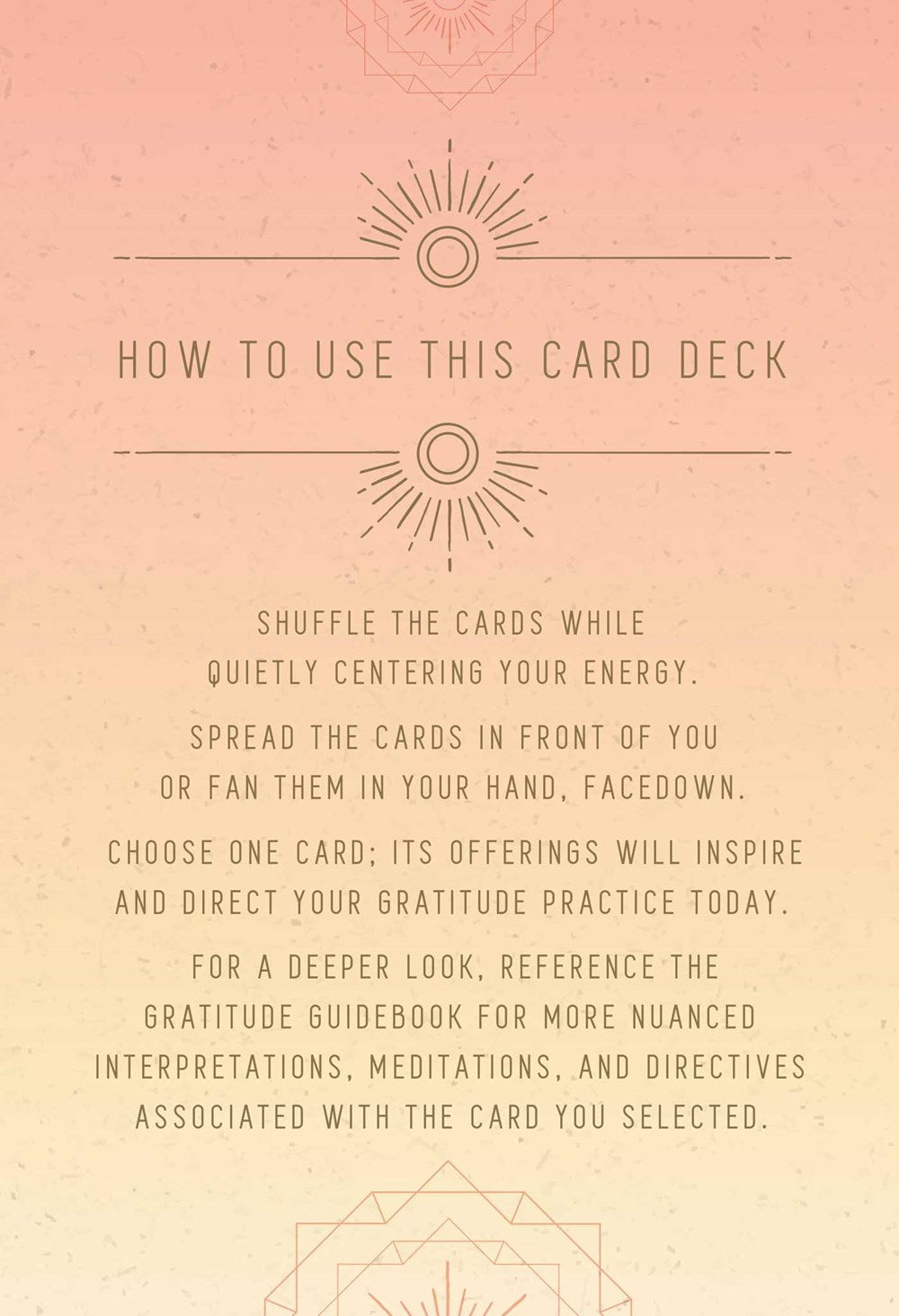 Gratitude Inspirational Card Deck