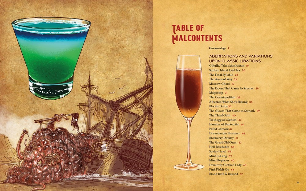 Lovecraft Cocktails