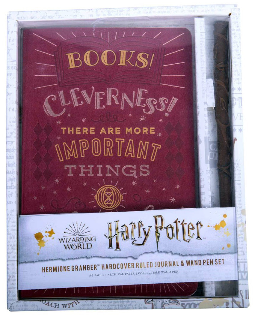 Hermione Granger Hardcover Journal & Wand Pen Set