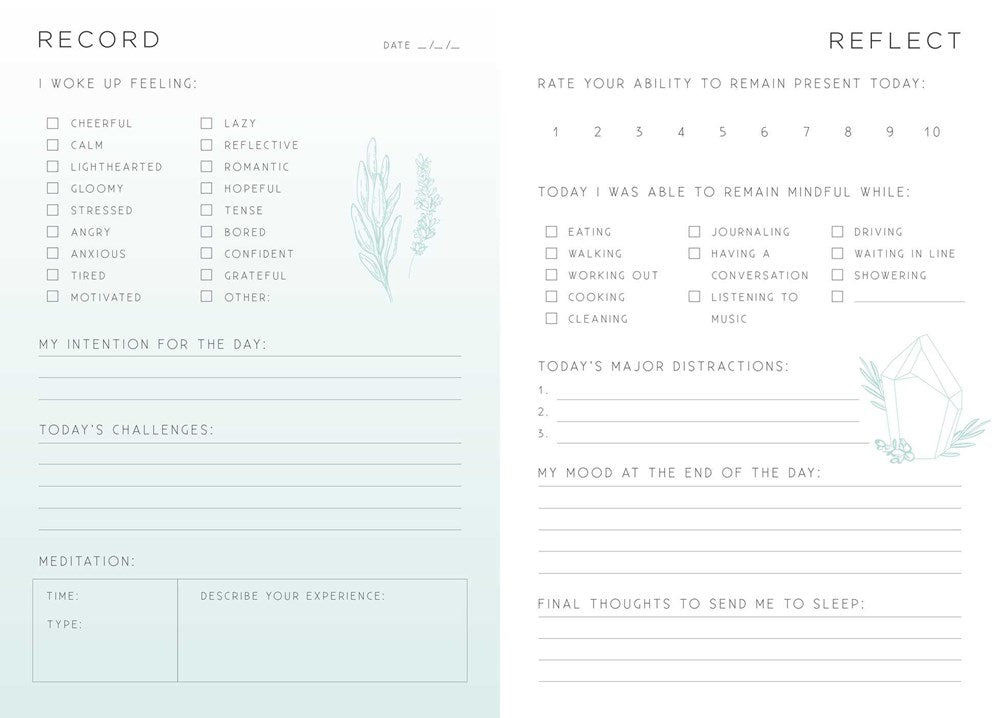 Mindfulness: A Day and Night Reflection Journal