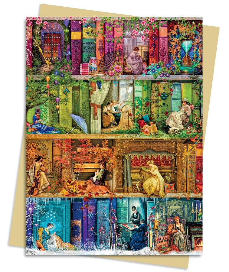 A Stitch in Time Bookshelf Card