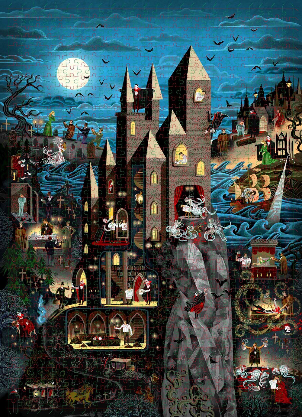 The World of Dracula Puzzle (1000 Pieces)