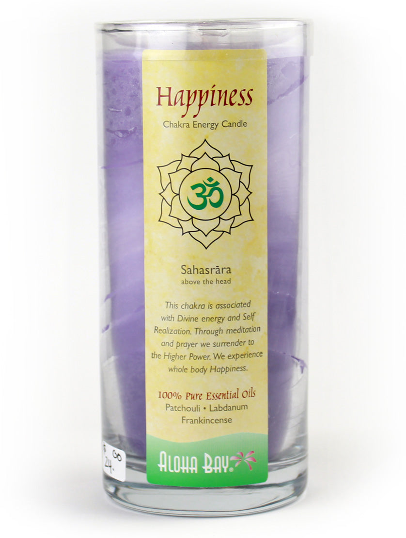 Chakra Happiness Candle