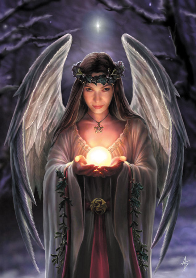 Yule Angel Card