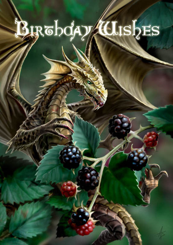 Blackberry Dragon Card -- DragonSpace