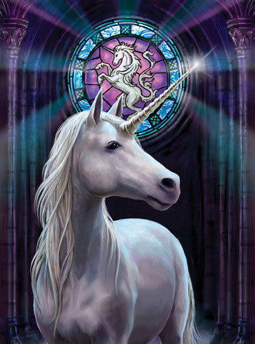 Enlightenment Unicorn Card -- DragonSpace