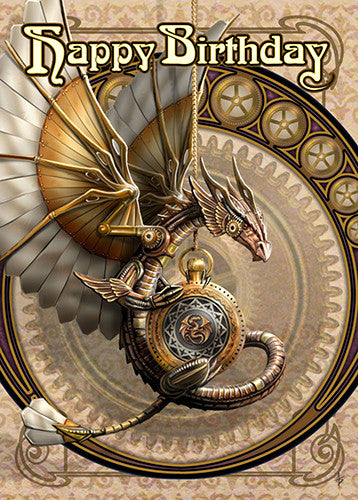 Clockwork Dragon Card -- DragonSpace