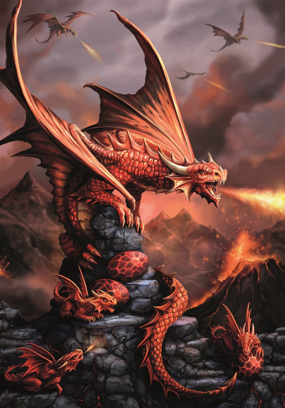 Fire Dragon Card -- DragonSpace