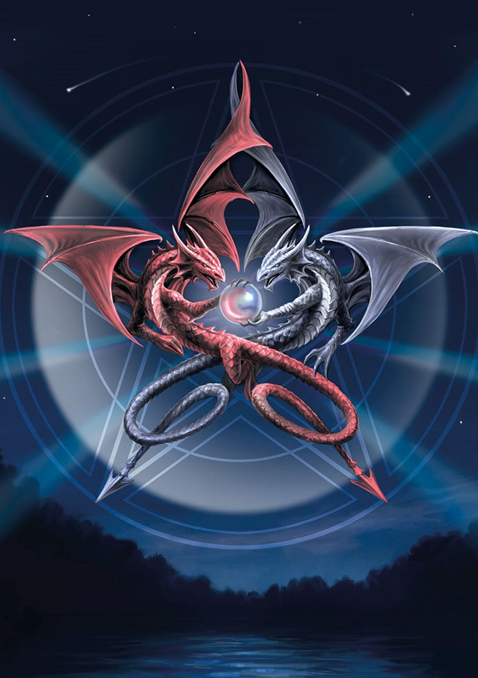 Pentagram Dragons Card