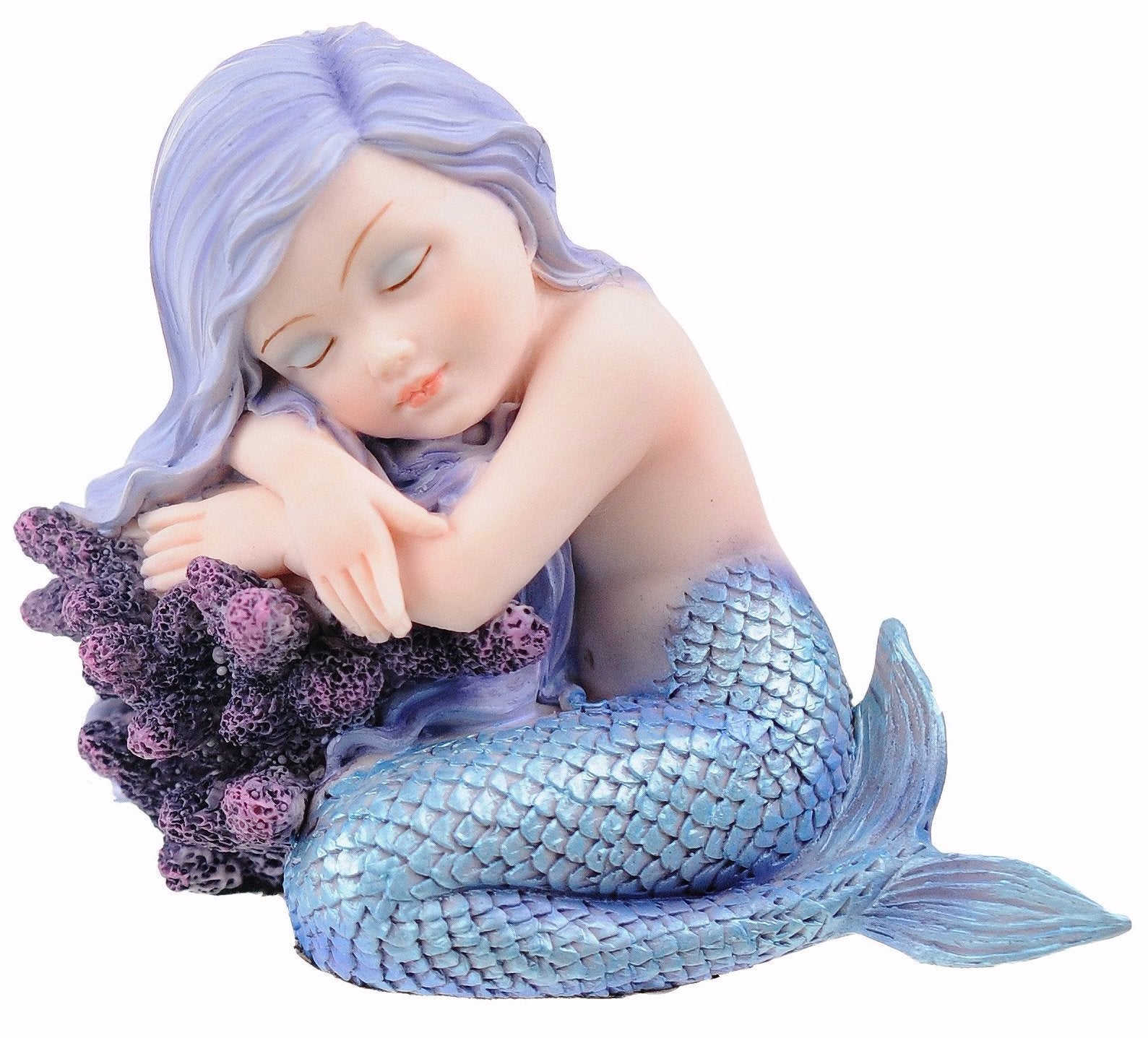 Mermaid Sleeping on Coral