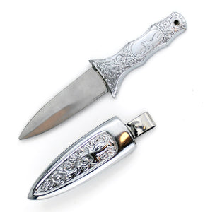 Engraved Silver Athame -- DragonSpace