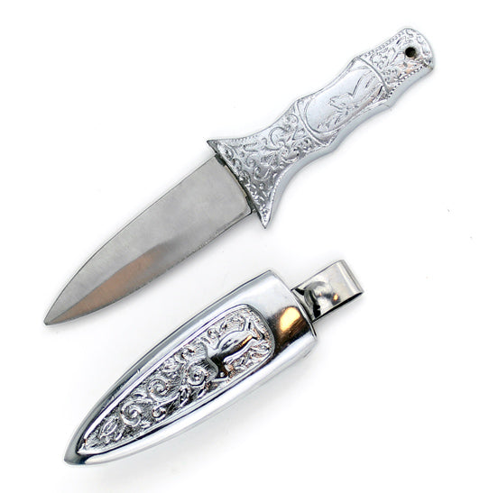 Engraved Silver Athame -- DragonSpace