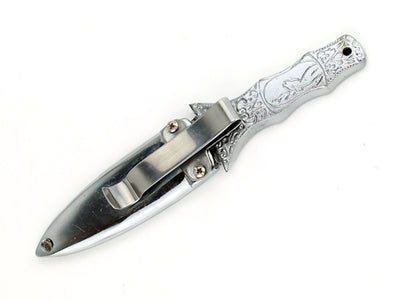Engraved Silver Athame -- DragonSpace