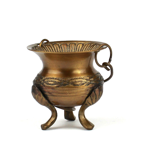 Celtic Brass Cauldron