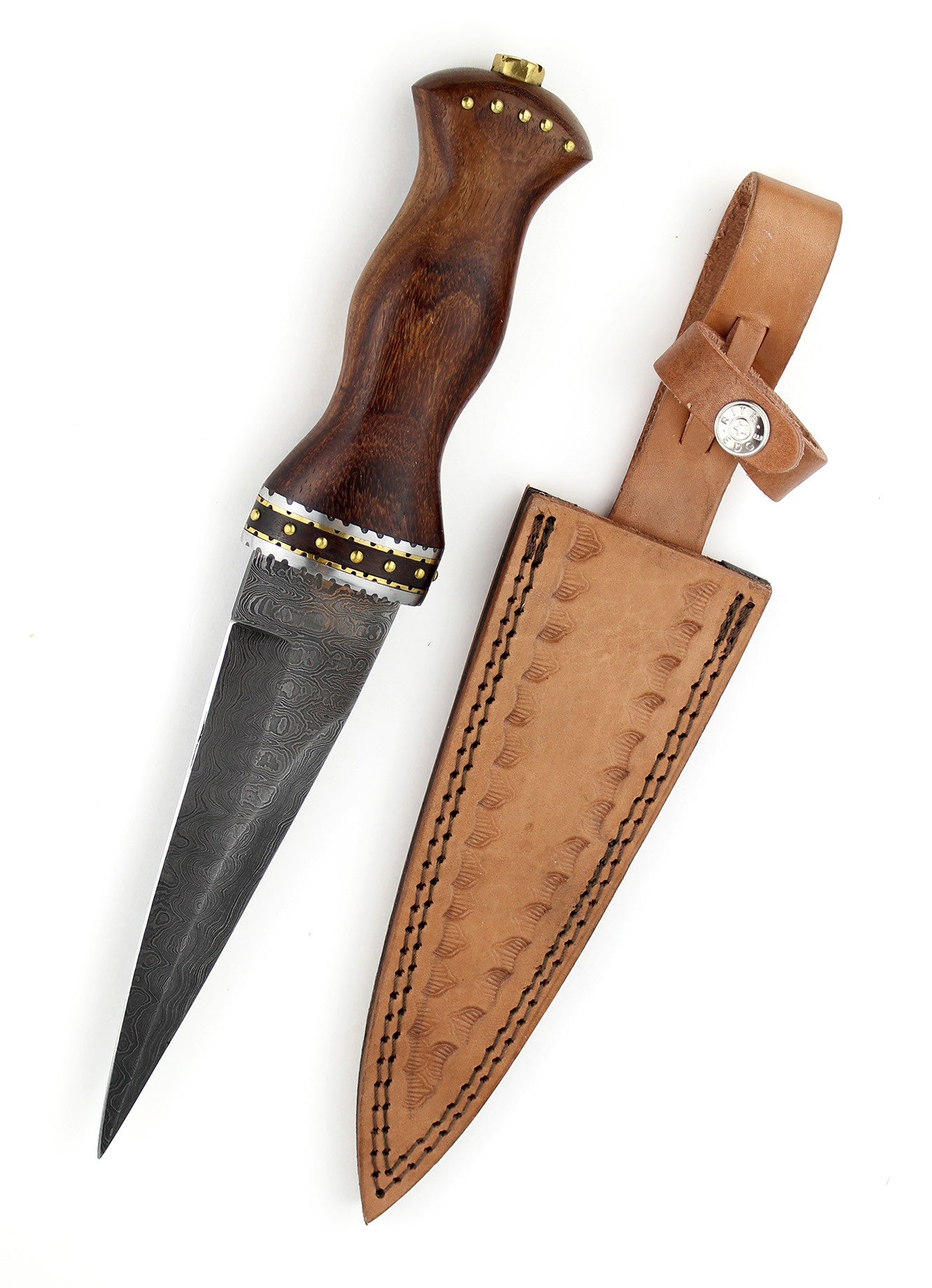 Rosewood Damascus Athame