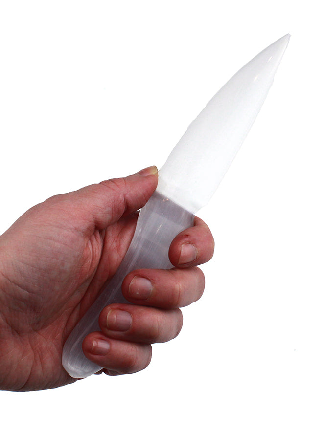 Selenite Athame