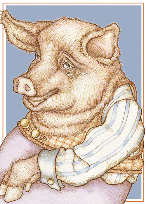 Pig Moderne Card