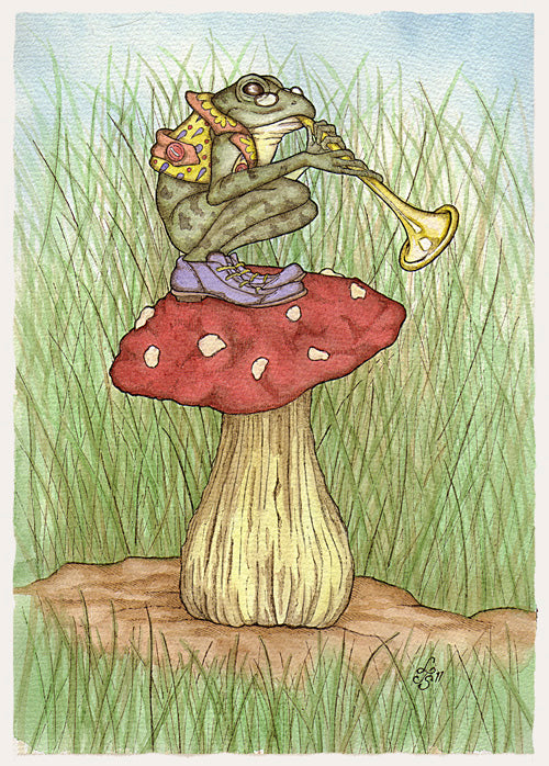 Horned Frog Card