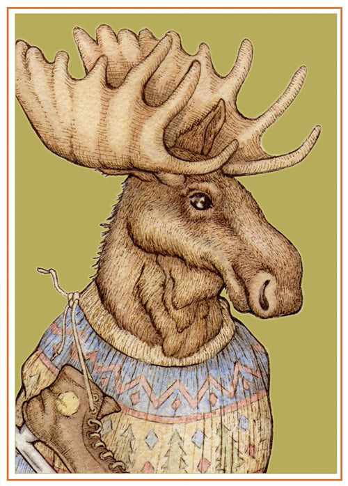 Moose Moderne Card