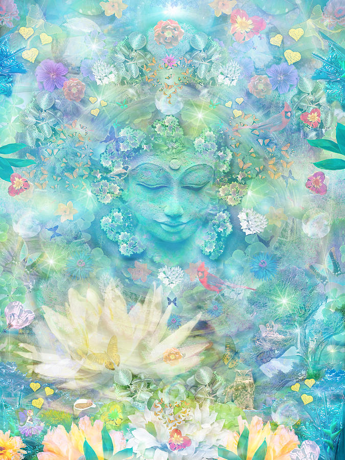 Enlightened Forest Heart Card