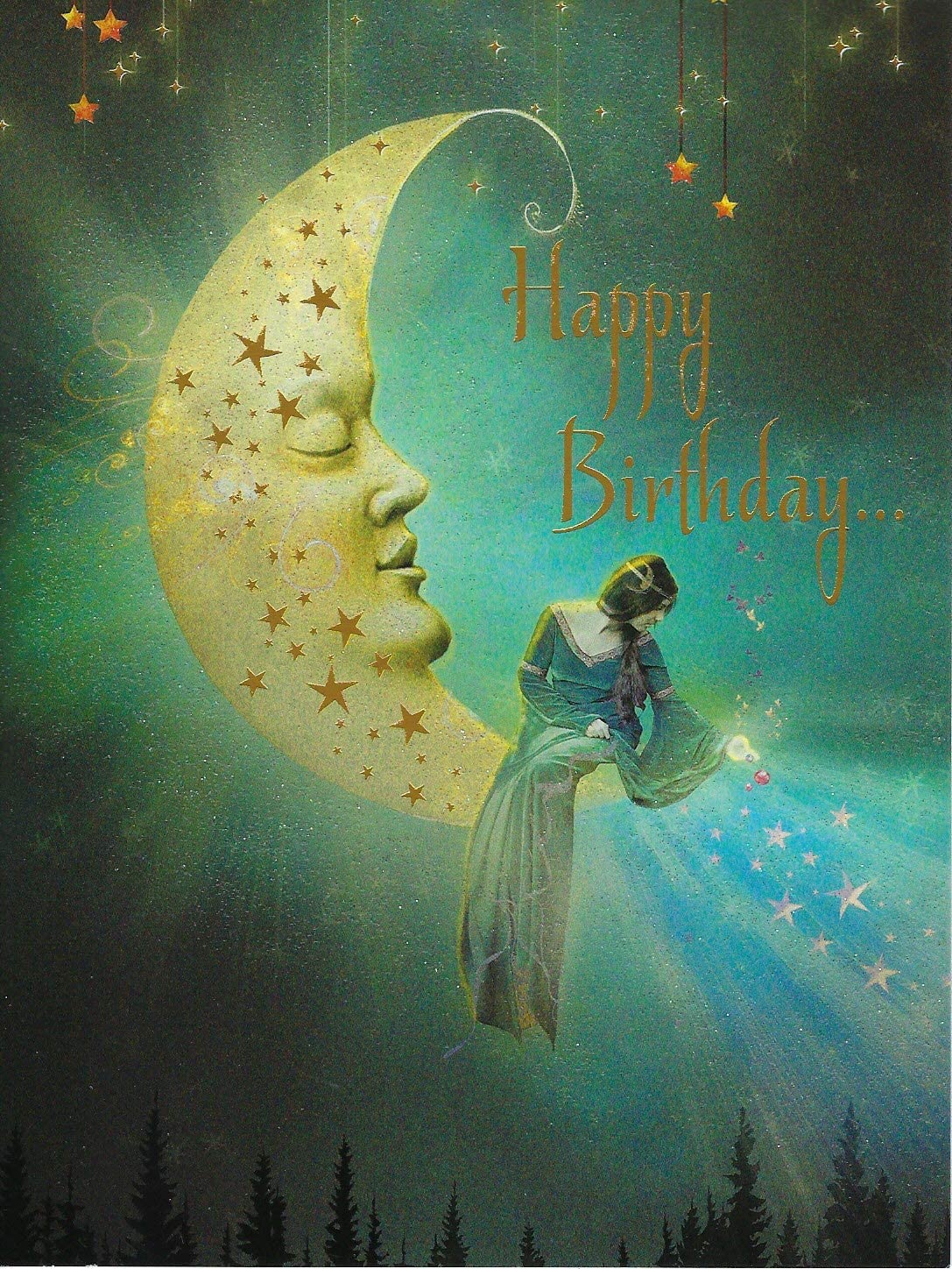 Magical Moon Card