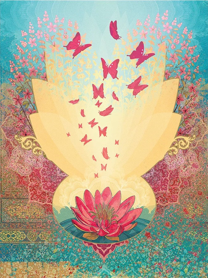 Butterfly Lotus Card