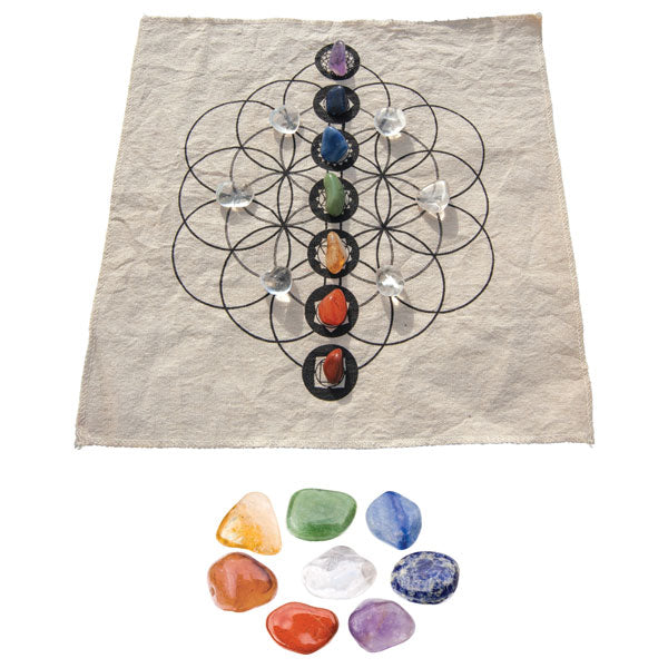 Crystal Grid - Seven Chakra - Balance