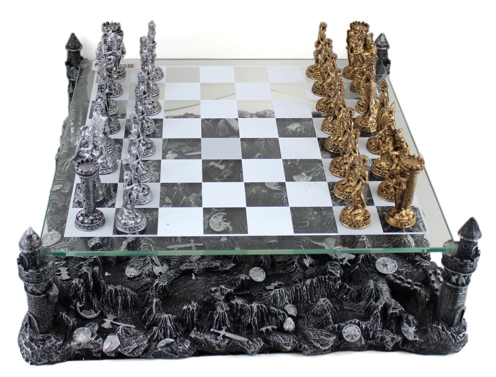Battling Knights Chess Set