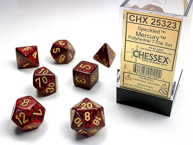 Speckled 7-Die Set: Mercury
