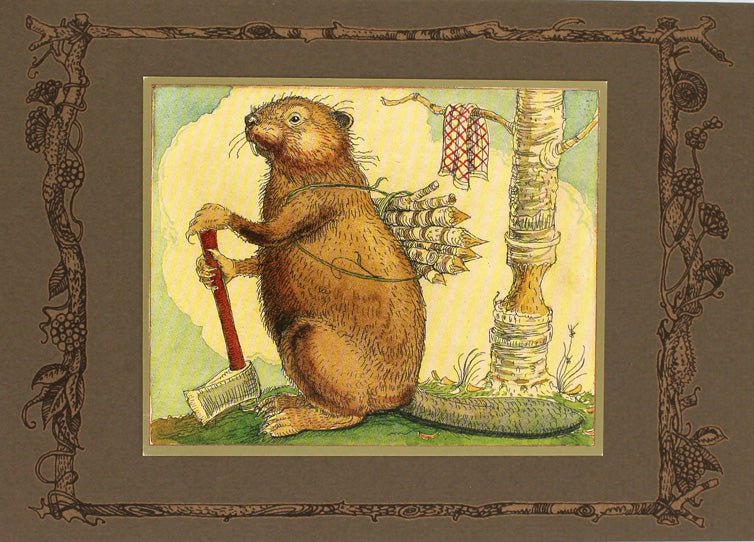 Beaver Working Card -- DragonSpace