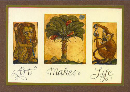 Art Makes Life Card -- DragonSpace