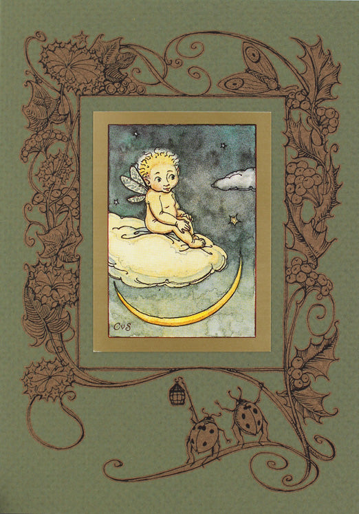 Fairy Boy on Cloud Card
