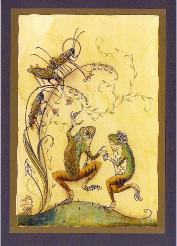 Frogs Dancing Card -- DragonSpace