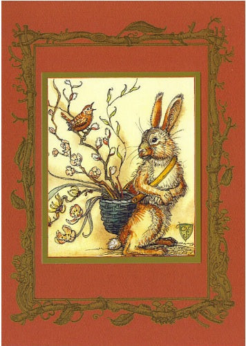 Mr. Rabbit & Basket Card