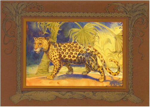 Leopard Card
