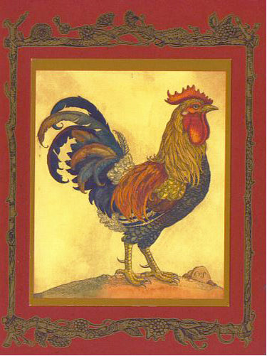 Rooster Card