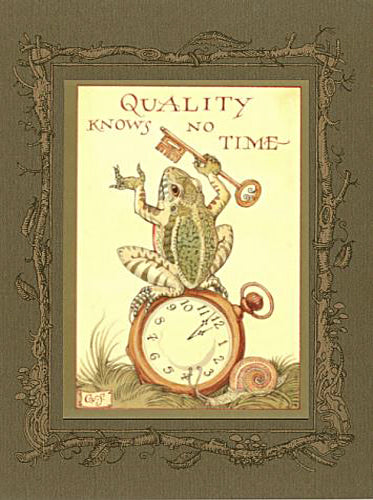 Quality Time Frog Card