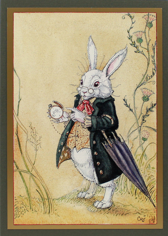 Alice Heralding Rabbit Card