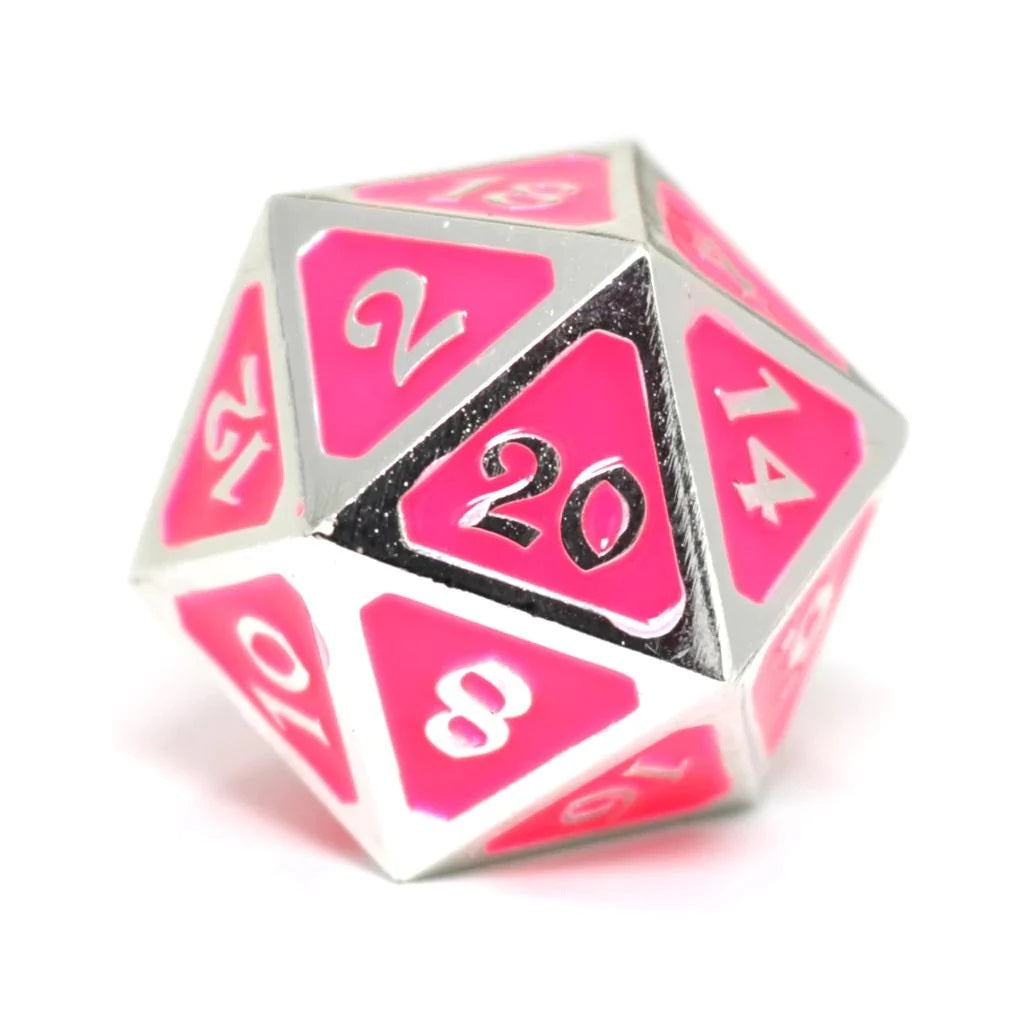 Neon Kiss D20 Metal Die