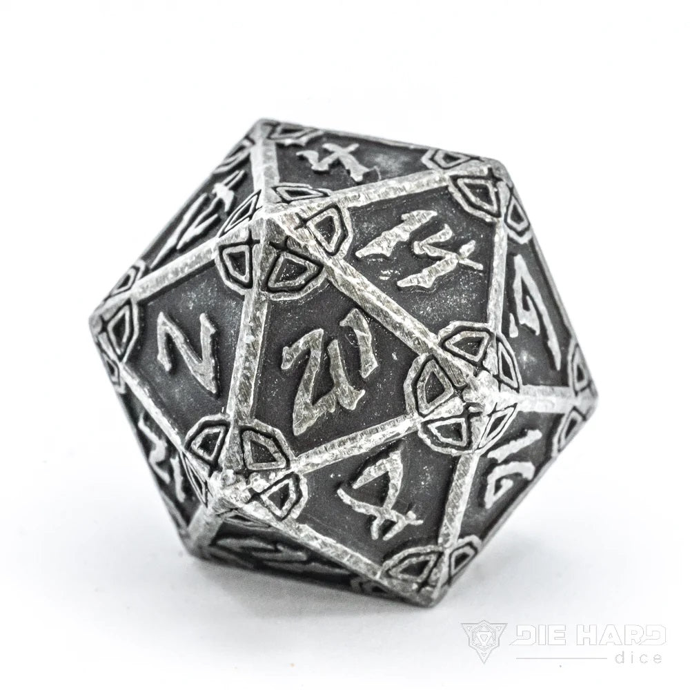 Dark Iron Hexbreaker D20 Metal Die