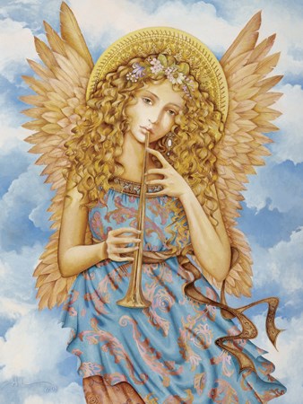 Renaissance Angel Card
