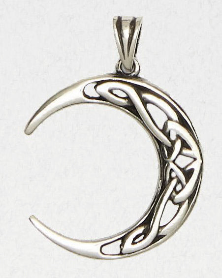 Celtic Crescent Weave Necklace
