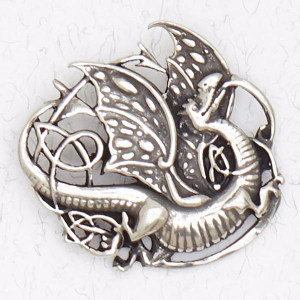 Celtic Dragon Necklace -- DragonSpace