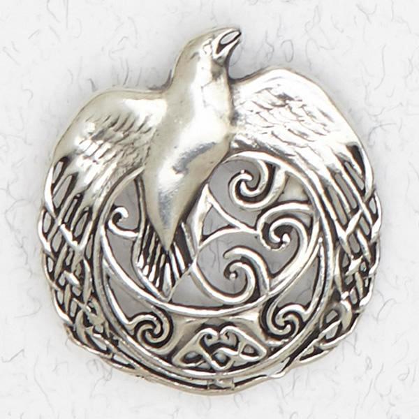 Celtic Raven Talisman -- DragonSpace