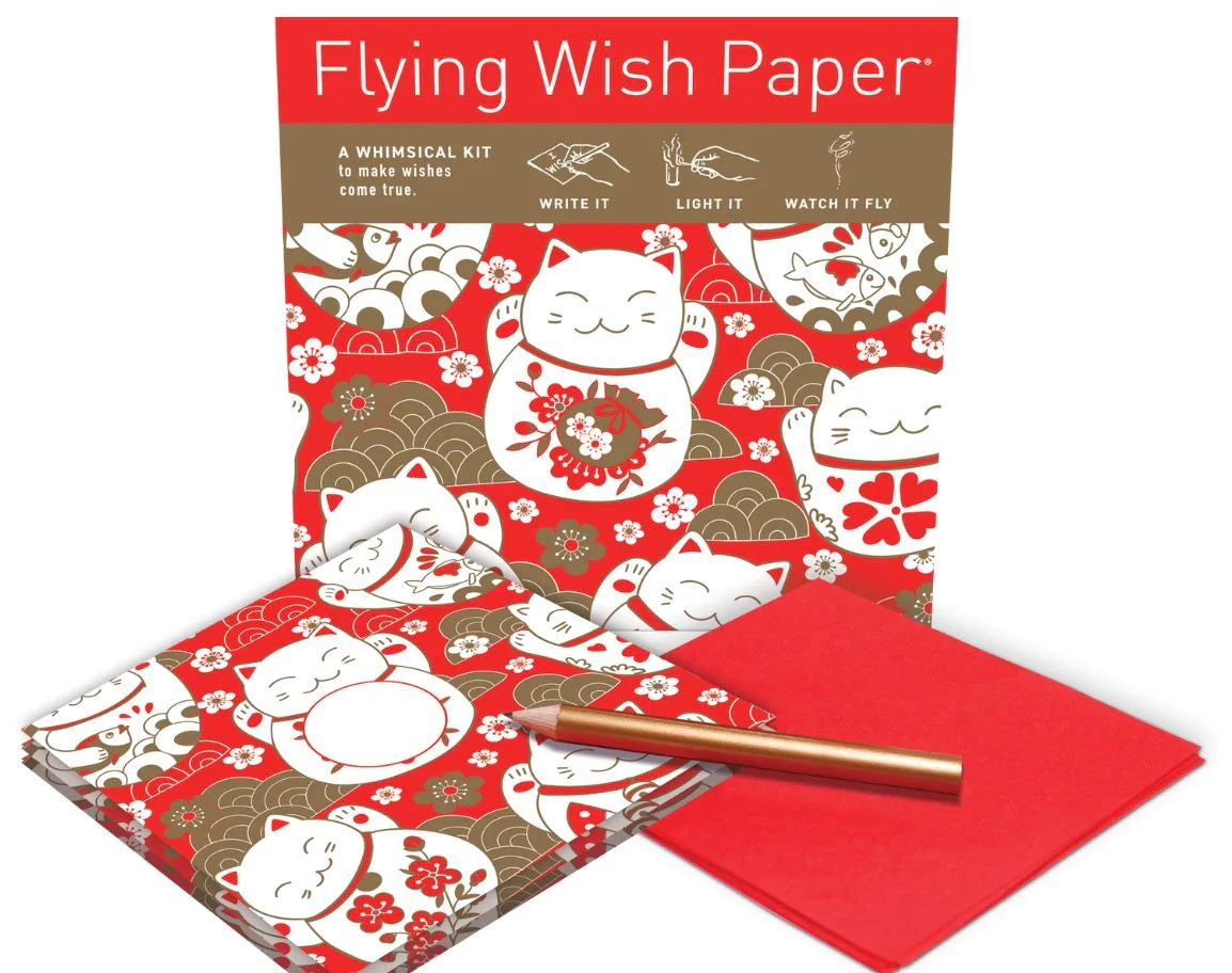 Lucky Cats Flying Wish Kit - DragonSpace Gift Shop