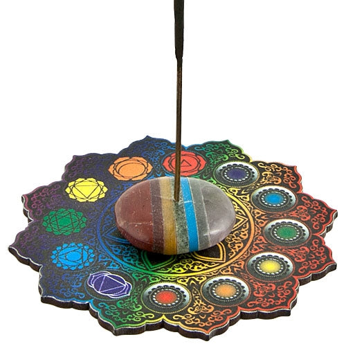 Gemstone Chakra Incense Burner