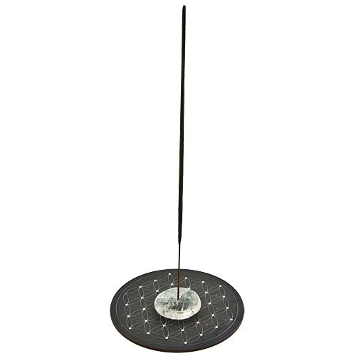 Gemstone Flower of Life Incense Burner