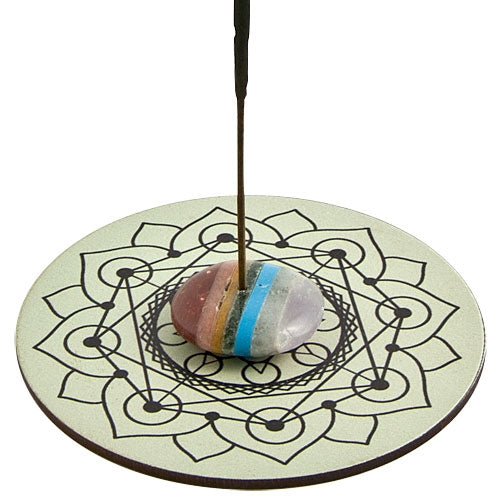 Gemstone Mandala Incense Burner