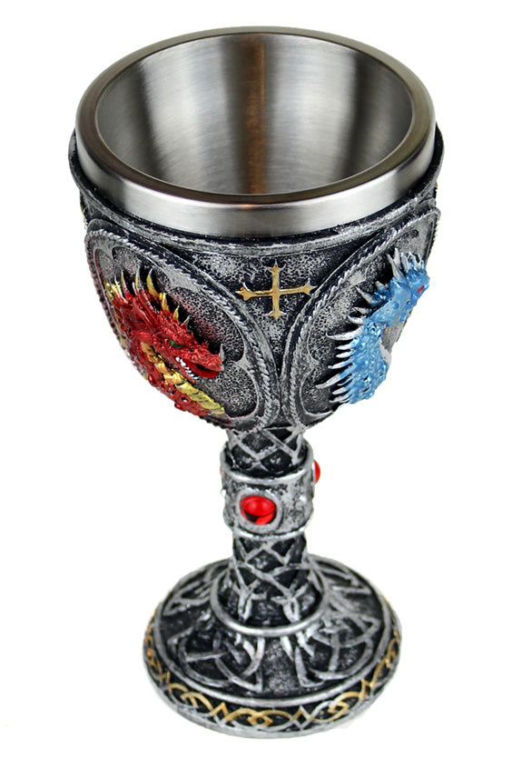 Multicolour Dragon Cameo Goblet